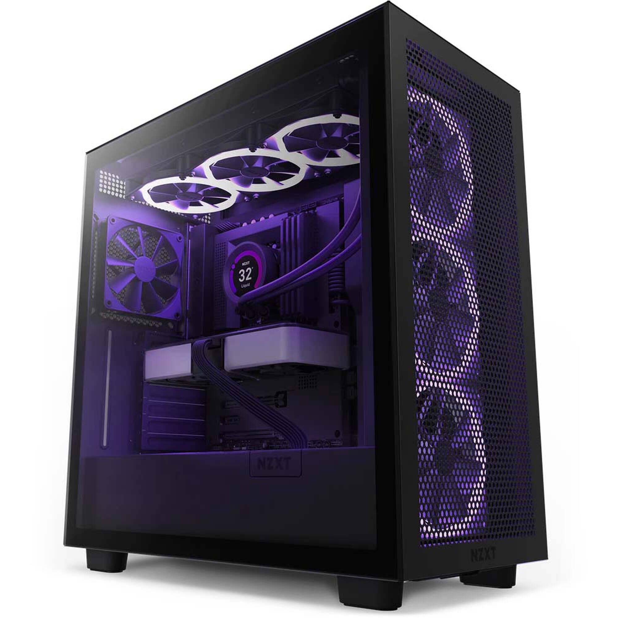 Thùng máy case NZXT H7 Flow RGB Black