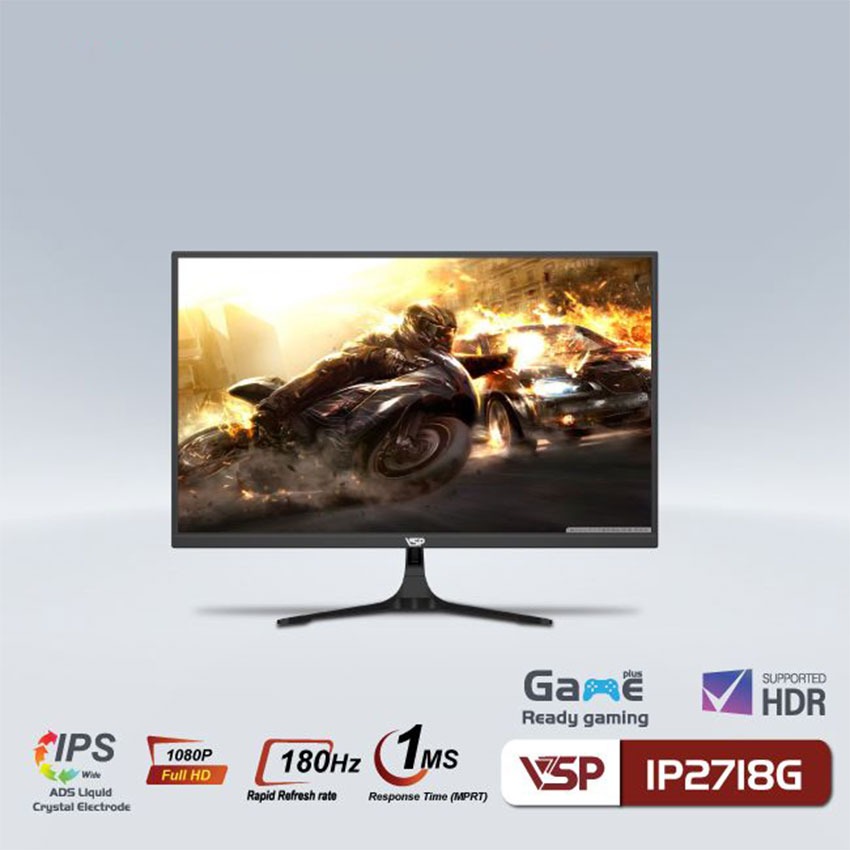 Màn hình máy tính LCD VSP IP2718G | 27 inch/Full HD/Tấm nền IPS/180Hz Chính Hãng