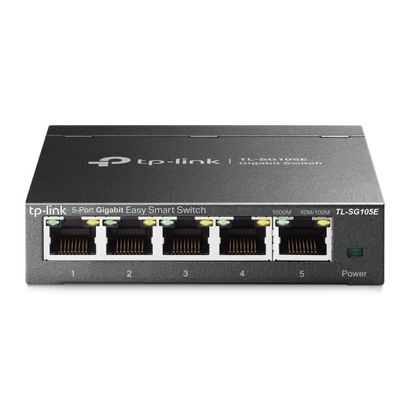 Bộ chia tín hiệu thông minh dễ dàng 5 Port Gigabit TP-Link TL-SG105E