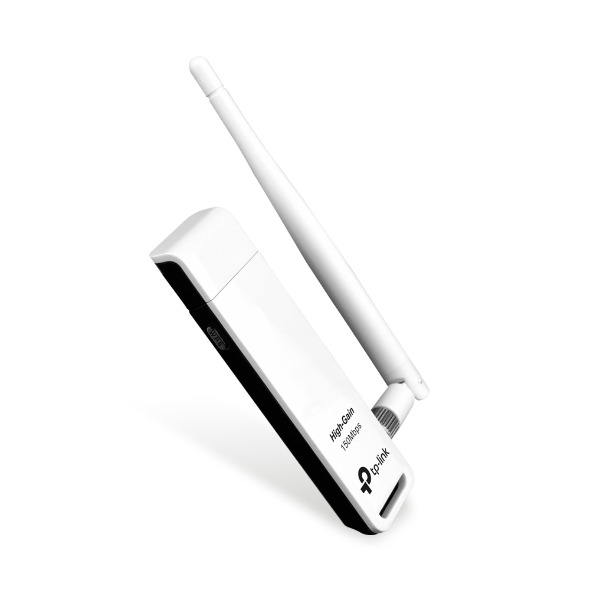 Bộ chuyển đổi USB Wi-Fi Độ lợi cao Tốc độ 150Mbps TP-Link TL-WN722N