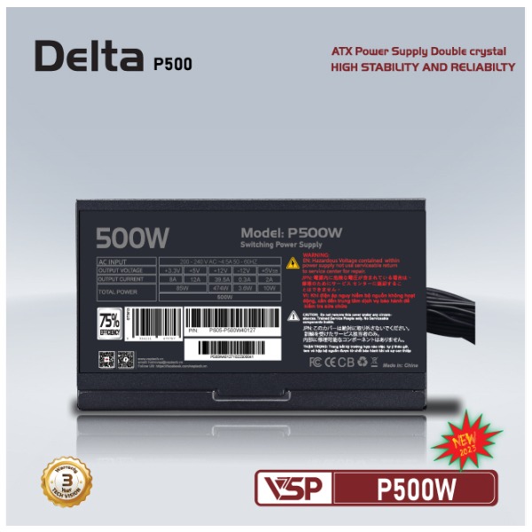 Nguồn VSP Delta P500W