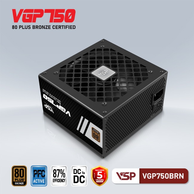 Nguồn VSP VGP750BRN (80Plus Bronze)