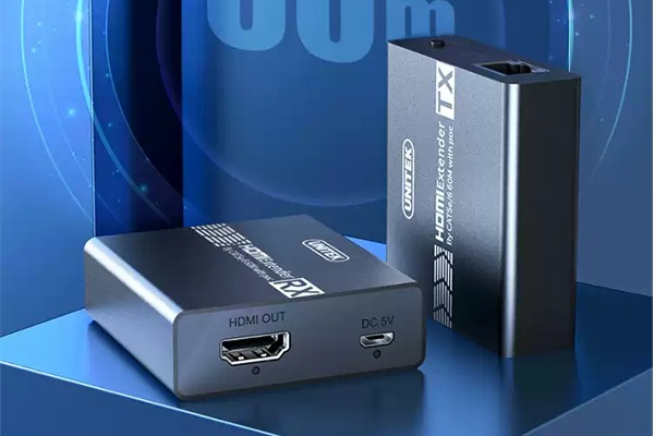 Bộ chuyển đổi HDMI to LAN Unitek 60M V145A