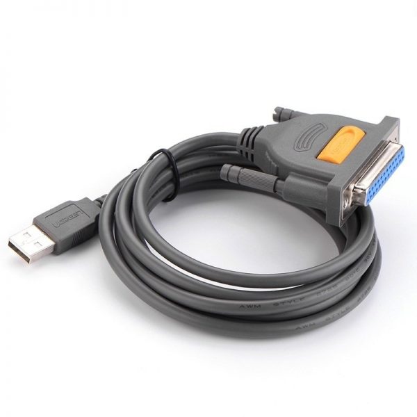 Cáp máy in USB to DB25 Parallel (LPT) dài 1.8m (US167) Ugreen 20224