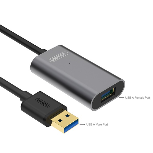 Cáp USB Nối Dài 3.0 (5m)  Unitek Y-3004