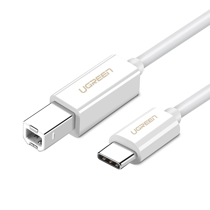 Cáp USB in (máy in) chuyển từ USB Type C sang USB type B (máy in) dài 1.5m (US241) Ugreen 40417