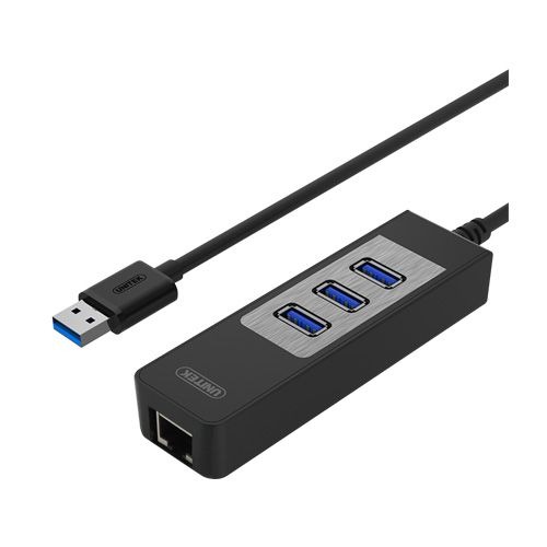 Hub USB 3.0 3 Ports + LAN Unitek Y-3045C