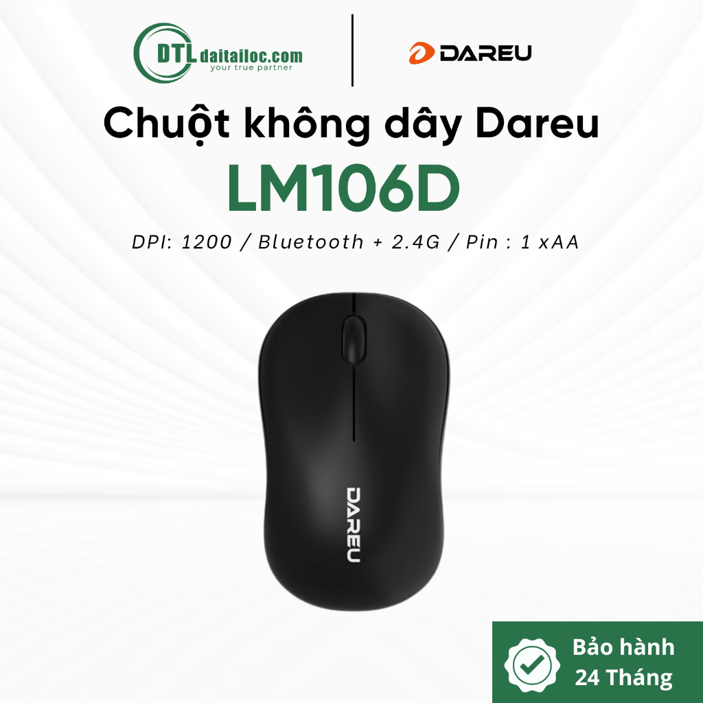 Chuột không dây Dareu Bluetooth LM106D