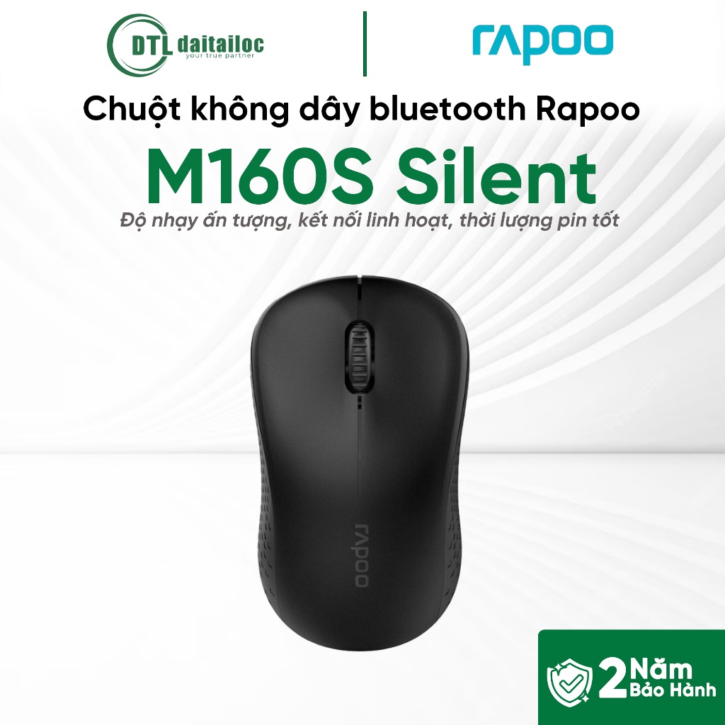 Chuột không dây bluetooth Rapoo M160S Silent