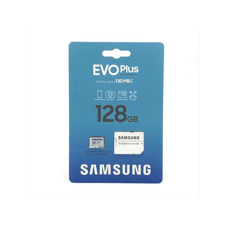 Thẻ nhớ MicroSD Samsung EVO PLUS - 128GB - Kèm Adapter 