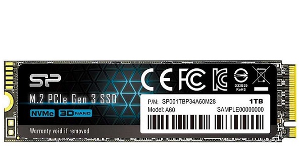 Ổ cứng SSD Silicon Power A60 1TB M2.PCIe 3x4