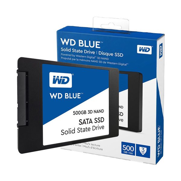 Ổ CỨNG SSD WD SA510 BLUE 500GB SATA 2.5 INCH (ĐỌC 560MB/S - GHI 510MB/S)