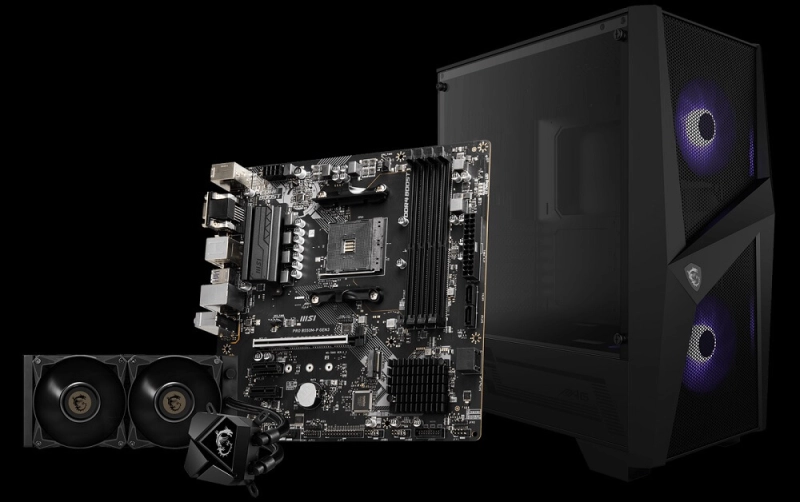 Mainboard MSI Pro B550M-P GEN3 lưu trữ nhanh chóng Mainboard MSI Pro B550M-P GEN3 lưu trữ nhanh chóng