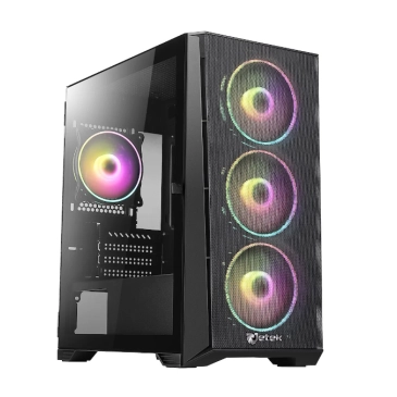 Thùng máy Case Jetek Squid Game - X2 | Đen, Kèm 3 Fan RGB
