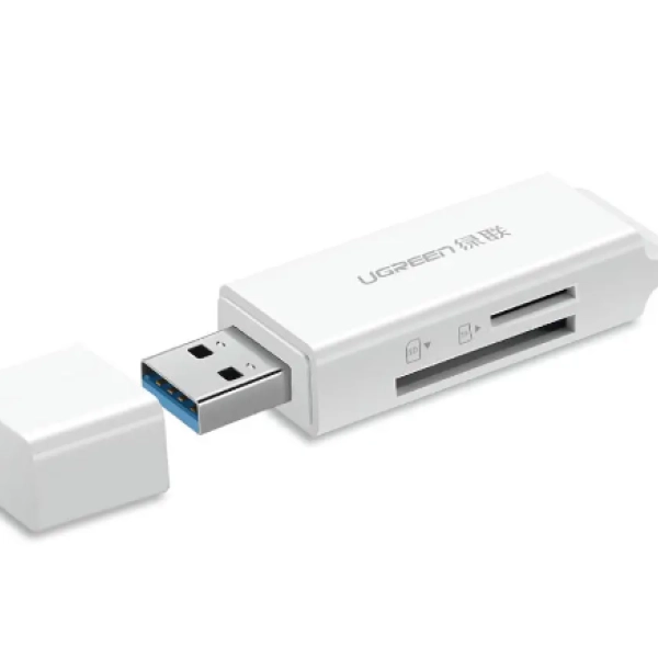 Đầu đọc thẻ SD/TF chuẩn USB 3.0 Ugreen 40753 chính hãng