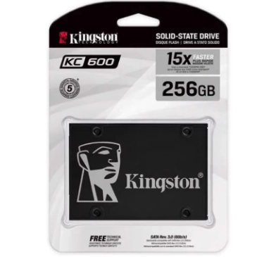 Ổ cứng SSD 256G Kingston KC600 Sata III 6Gb/s TLC