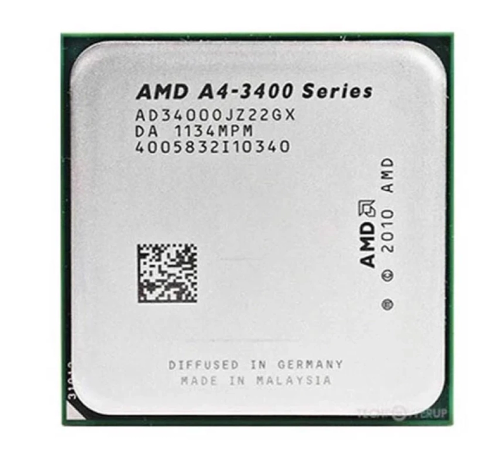 CPU AMD A4 3400 (2.70GHz, 2 Cores 2 Threads, FM1) TRAY