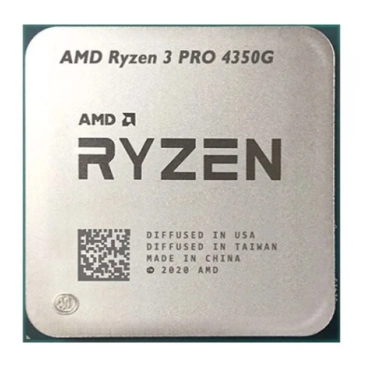 CPU AMD RYZEN 3 Pro 4350G Renoir (3.8GHz Up to 4.0GHz, AM4, 4 Cores 8 Threads) TRAY
