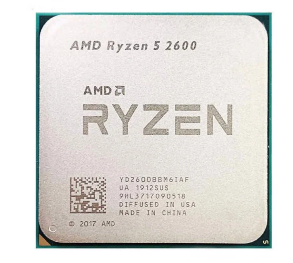 CPU AMD RYZEN 5 2600 (3.4GHz Up to 3.90GHz, AM4, 6 Cores 12 Threads) TRAY