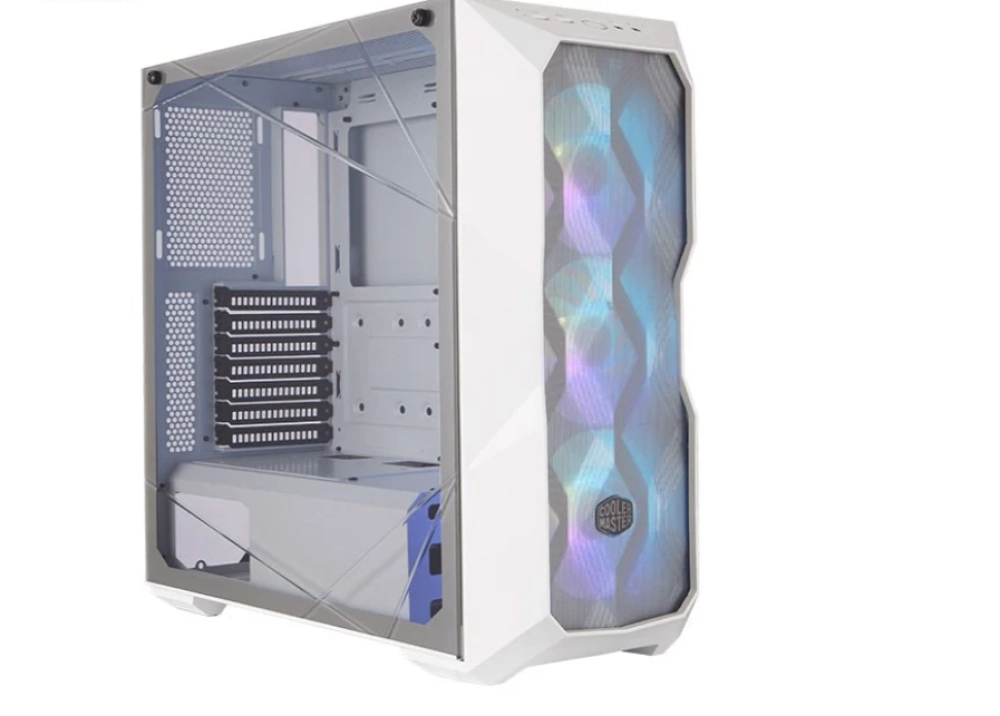 Thùng máy Case Cooler Master MasterBox Mesh TD500 ARGB White Mid Tower (Tặng 3 Fan ARGB)