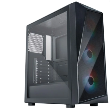 Thùng máy Case Cooler Master CMP520 (Black, Kèm 3 Fan ARGB)