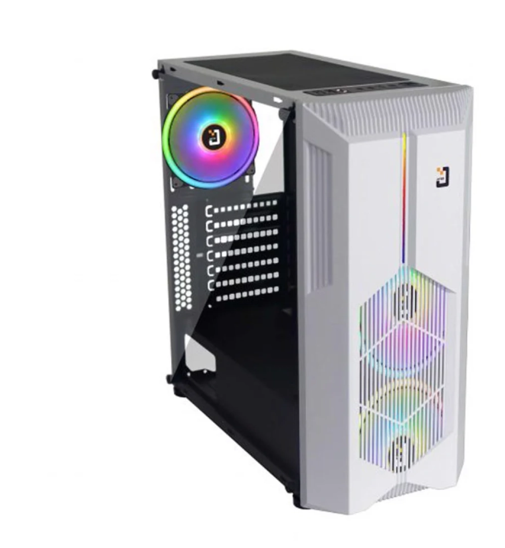 Thùng máy Case Jetek Game Beryl-II G9602W White (Tặng 2 Fan)