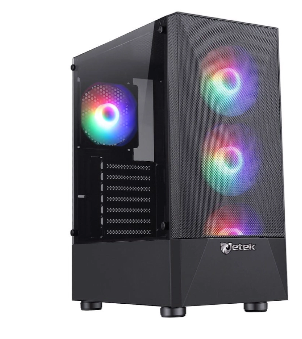 Thùng máy Case Jetek Game – R3 Black (Tặng 3 Fan RGB)