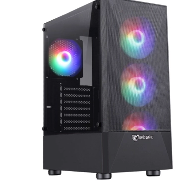 Thùng máy Case Jetek Game – R3 Black (Tặng 3 Fan RGB)