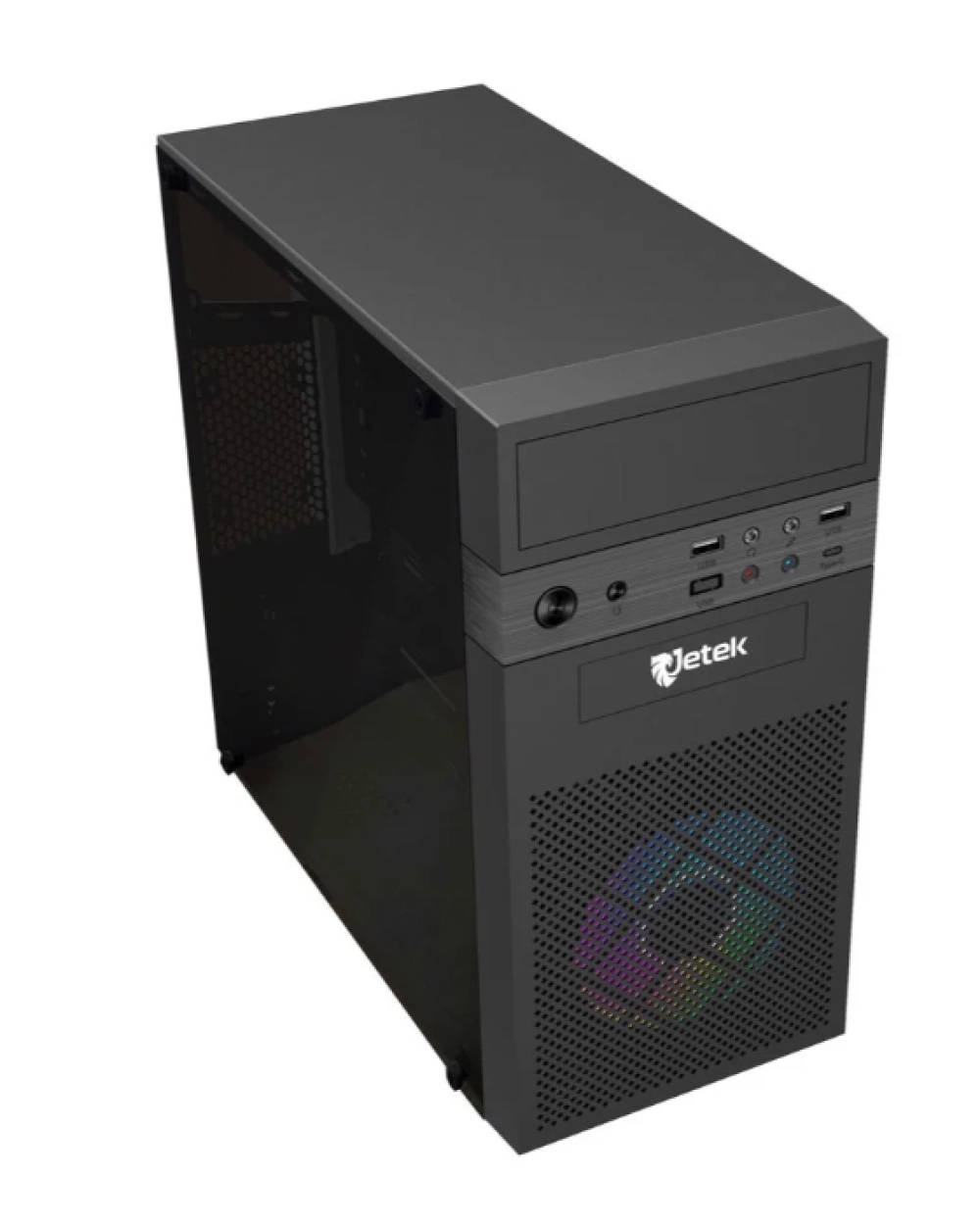 Thùng máy Case Jetek Game V12A (Tặng 1 Fan RGB)