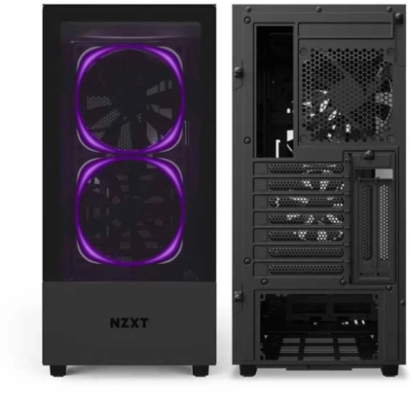 Thùng máy Case NZXT H510 Elite Matte Black (CA-H510E-B1) (Đen)