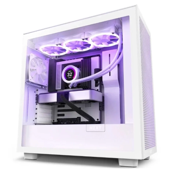 Thùng máy case NZXT H7 Flow RGB White