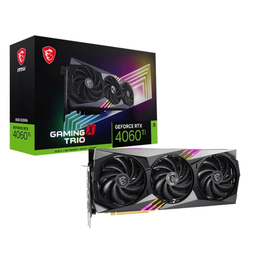 VGA MSI RTX 4070 Gaming X Trio 12GB GDDR6X 3 Fan