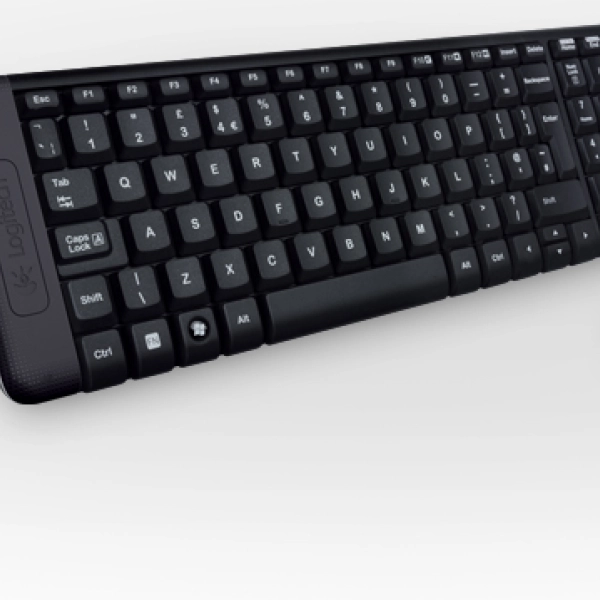 Combo Phím Chuột Không Dây Logitech MK220 Chính Hãng (Đen)