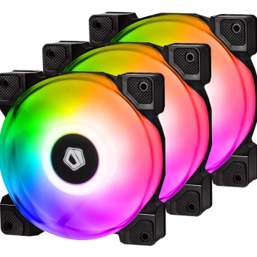 Fan Case ID-COOLING DF-12025-ARGB Trio (Pack 3 Fan)