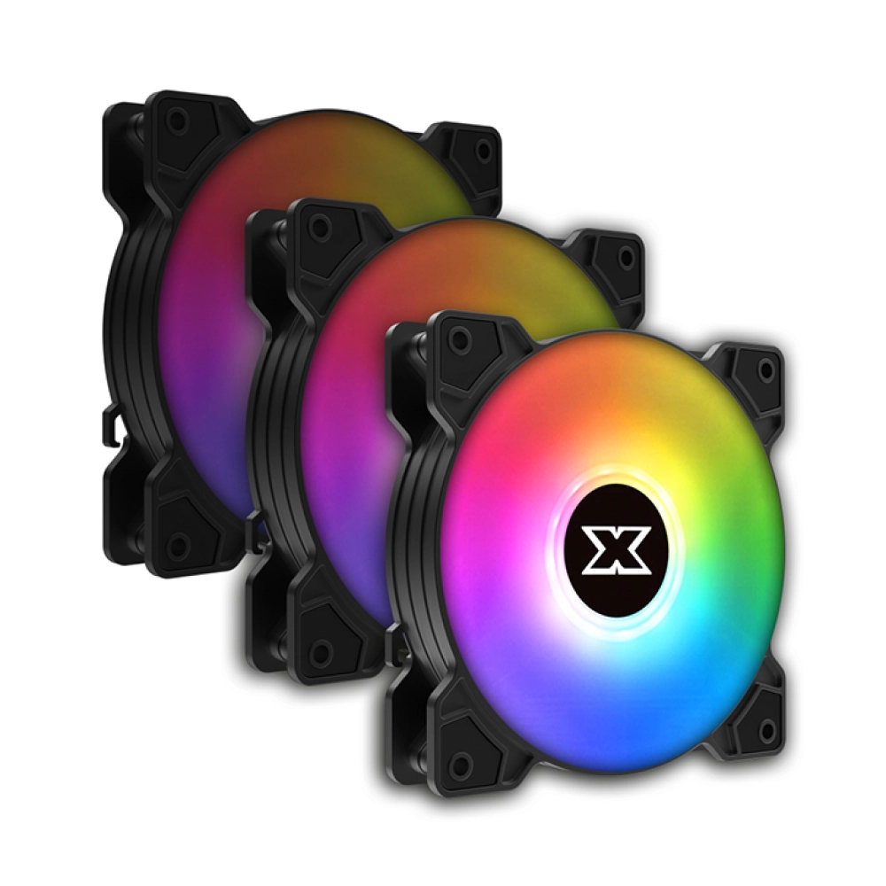 Fan Case Xigmatek Galaxy III Starz X20A Black ARGB (EN46775) Pack 3 Fan