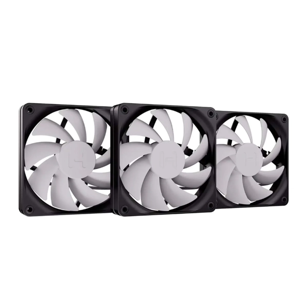 Fan Case Hyte Flow FA12 | Bộ 3 fan, cánh trắng, không LED