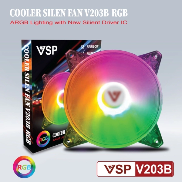 Fan Case VSP V201 Led RGB 12cm