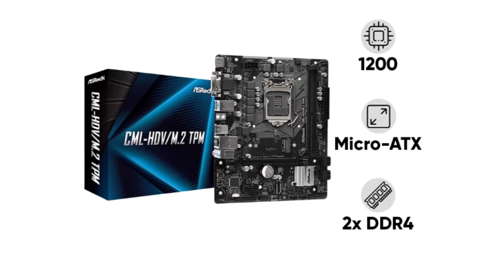 Mainboard Asrock CML HDV M.2 TPM R2.0