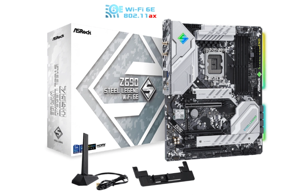 Mainboard Asrock Z690 Steel Legend WiFi 6E | Intel Z690, LGA 1700, ATX, 4 khe DDR4