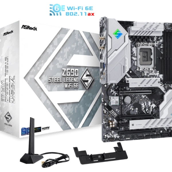 Mainboard Asrock Z690 Steel Legend WiFi 6E | Intel Z690, LGA 1700, ATX, 4 khe DDR4