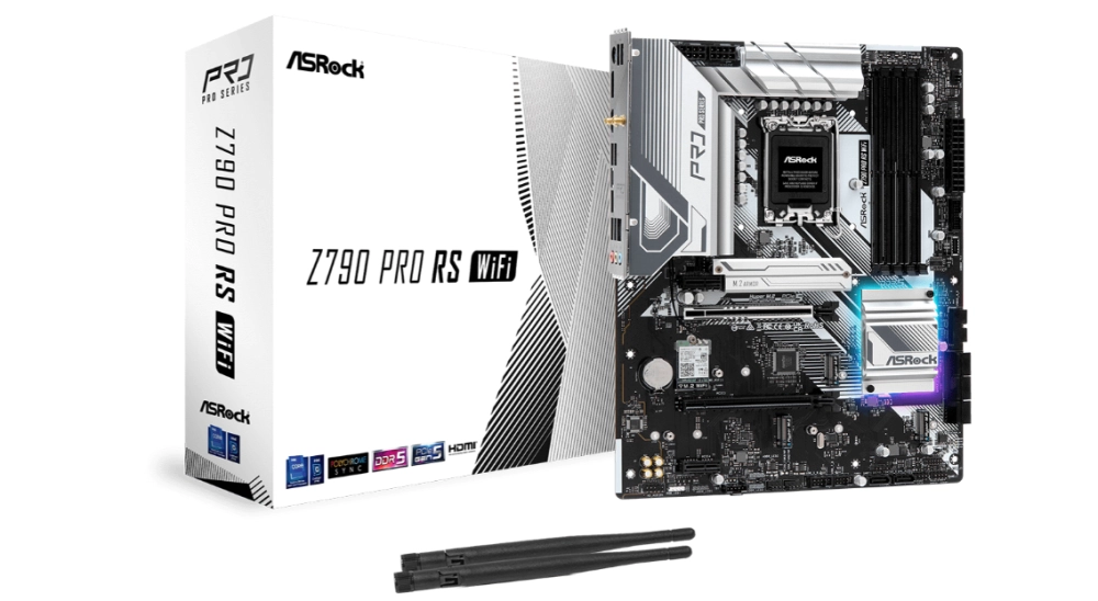 Mainboard Asrock Z790 Pro RS WiFi | Intel Z790, LGA 1700, ATX, 4 khe DDR5