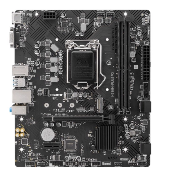 Mainboard MSI H510M Plus V3 | Intel H510, Socket LGA 1200, Mirco ATX, 2 khe ram DDR4