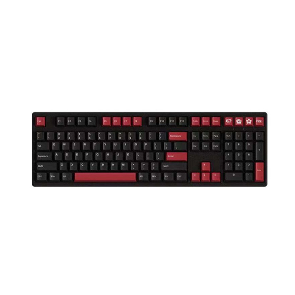 Bàn phím cơ AKKO 3108 v2 DS Black (Gateron Pink switch) | Hàng chính hãng