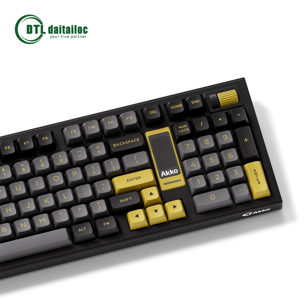 Bàn phím AKKO 5098B Black & Gold (RGB / Hotswap / Akko V3 Piano Pro)