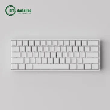 Bàn phím cơ AKKO MonsGeek FUN60 Max SP White Glare Magnetic Switches (Tri-mode) 8K in 2.4G Wireless