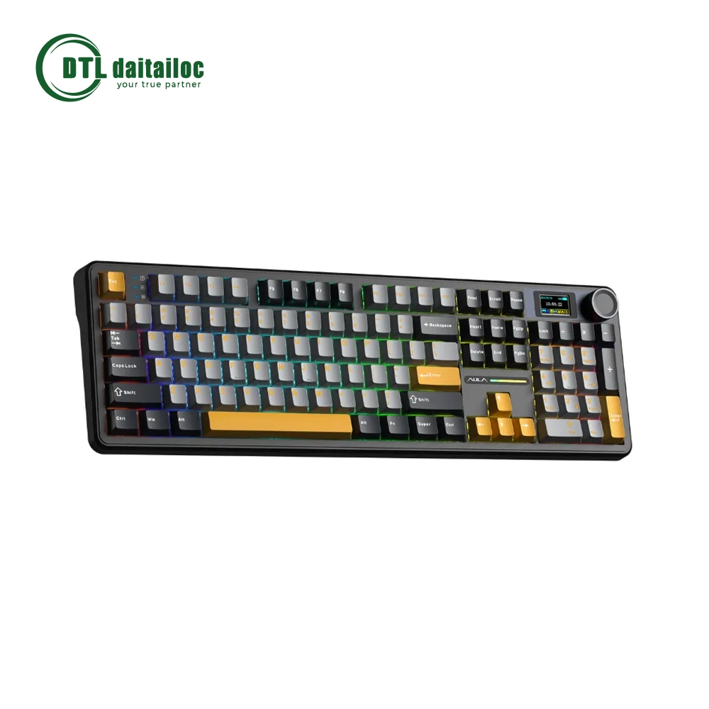 Bàn phím cơ gaming Aula F108 PRO 3 mode