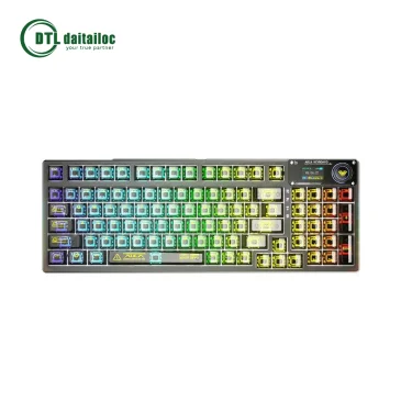 Bàn phím cơ gaming Aula F98 Pro 3 mode