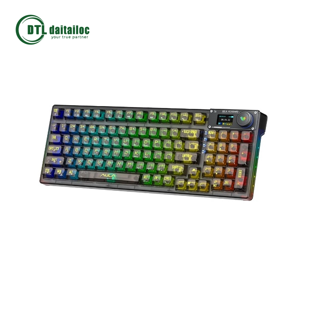 Bàn phím cơ gaming Aula F98 Pro 3 mode