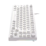 Bàn phím cơ DareU EK75 White | 2 sides RGB strip, Type-C, Firefly (Tactile) Switch