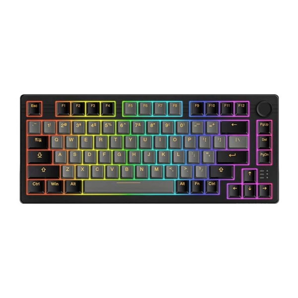 Bàn phím cơ Dare-U EK75 Pro Black | Triple Mode, Gasket Mount, RGB, Firefly (Tactile) Switch